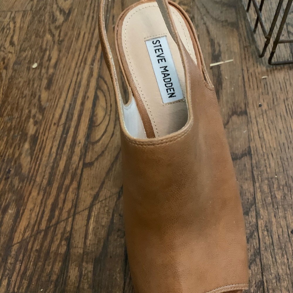 Tan Wedge Steve Madden Heels